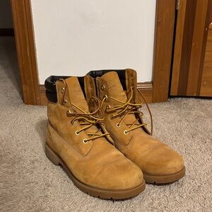 Timberland Tan Leather Combat Boots